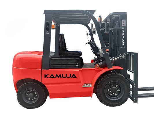 5000kg Capacity Load Diesel Engine Xe nâng với hai bánh trước